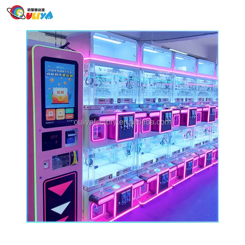 OULIYA Factory Customized Mini Claw Machine Prizes Toy High Quality Crane Mini Claw Machine for for Shopping Mall