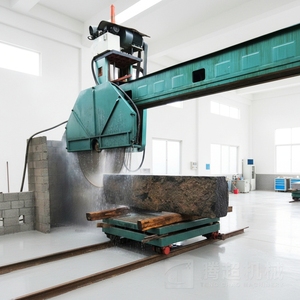 नए पुल हीरा पत्थर काटने की मशीन पीएलसी नियंत्रित ग्रेनाइट संगमरमर परिपत्र में फ्लैट कटिंग मशीन स्वचालित पत्थर टाइल देखा गया - Product Image 4