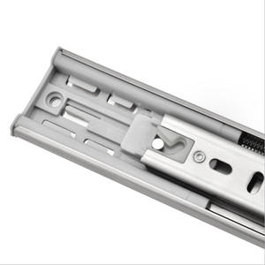 부드러운 닫기 열기 스테인레스 스틸 텔레스코픽 채널 볼 베어링 서랍 슬라이드 레일 가구 캐비닛 용 - Product Image 5