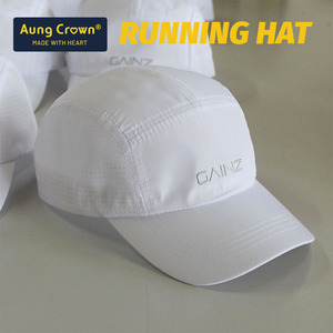 Gorras de Campamento Personalizadas al por Mayor, Económicas, OEM, de 5 Paneles, Unisex, con Visera Curva, Orificios Cortados con Láser, de Alto Rendimiento, Secado Rápido, para Deportes y Running - Product Image 2