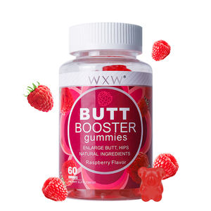 WXW Stock de bonbons végétaliens pour améliorer les fesses Supplément booster BBL pour adultes Dosage de bonbons gommeux pour améliorer les fesses - Product Image 1