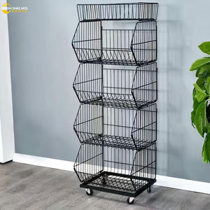 מדפי סופרמרקט, סלים מלוטשים, מדפי חטיף, חנות נוחות מזון כלובים, מדפי תצוגת צעצוע, נייד - Product Image 6