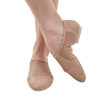 Chaussures de danse jazz pour adultes en cuir, coton et EVA, fabrication sur mesure en gros par Ting Factory