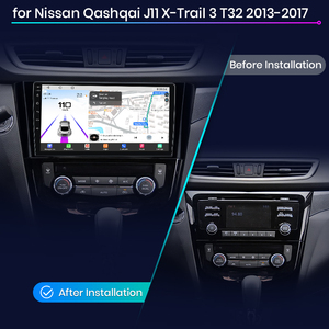 Junsun Qualcomm Chip Android Autoradio pour Nissan <span class=keywords><strong>Qashqai</strong></span> J11 X-Trail 3 T32 2013-2017 Apple CarPlay Stereo 360 Caméra 1.8 Ghz - Product Image 2