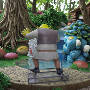 Estatua de resina de fibra de vidrio personalizada <span class=keywords><strong>Shrek</strong></span> - Product Image 4