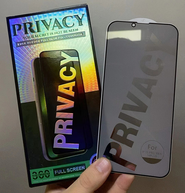 Anti Peeping Phone Film Screen Protector for iPhone 16 Anti Static Spy Privacy Mobile Tempered Glass Screen Film for VIVIO Redmi