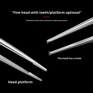 Pinces à ligature micro-dentées pour <span class=keywords><strong>chirurgie</strong></span> ophtalmique, double paupière, <span class=keywords><strong>chirurgie</strong></span> plastique, <span class=keywords><strong>pince</strong></span> à suture Colleen pour usage médical - Product Image 4