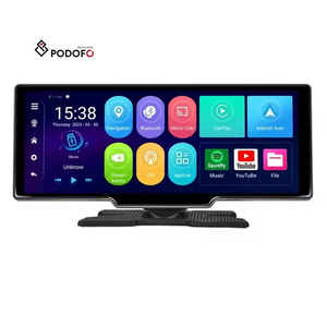 Écran de voiture Android sans fil Podofo 10,26 pouces 8 cœurs, Android Auto portable 4+64G, compatible Netflix, YouTube, GPS, WIFI - Product Image 1