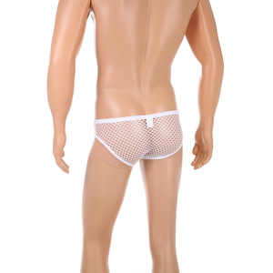 Culotte sexy transparente grande taille basse pour hommes slip en maille respirante pour la tentation sous-vêtements confortables - Product Image 2