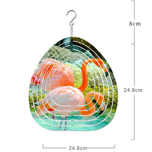 Usa Warehouse - Molinetes de Viento Metálicos 3D de Doble Cara con Sublimación de Tinta, 8 Pulgadas, para Sublimación - Product Image 6