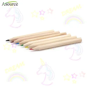 6 Coloração Lápis Conjunto Com Apontador de Lápis de cor Crianças