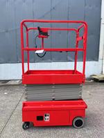 Nouvelle plateforme de travail aérien hydraulique robuste à ciseaux, mini-élévateur automoteur pour hôtels et commerce de détail, capacité 300 kg, 1170x600 mm