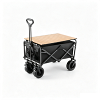 Table pliante de camping de grande taille avec cadre en acier au design moderne et matériaux durables