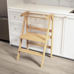 Taburete de Cocina Doble para Niños Pequeños, <span class=keywords><strong>Torre</strong></span> de Cocina Ajustable para Gemelos - Product Image 4