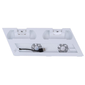 Şarj istasyonu dikey stant soğutma fanı + <span class=keywords><strong>PS4</strong></span> ince konsol standı için çift USB denetleyici şarj şarj standı - Product Image 3