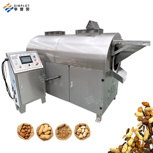 Thương mại giá thấp rang xay điện từ thép không gỉ 5-50kg cho hạt Hạt căng phồng thực phẩm thức ăn vật nuôi Uống ca cao - Product Image 2