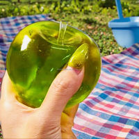 Nouveau Jouet Anti-Stress en Forme de Pomme au Thé Vert et Maltose TPR, Balle Souple de 8 cm, Cadeau pour Enfants et Adultes, Jouets pour Soulager la Fatigue, Vente en Gros