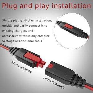 Cable de Extensión de PVC <span class=keywords><strong>NOCO</strong></span> GC004 X-Connect de 10 Pies con Carga Inteligente <span class=keywords><strong>Genius</strong></span> para Panel Solar, Automóvil y Motocicleta - Product Image 4