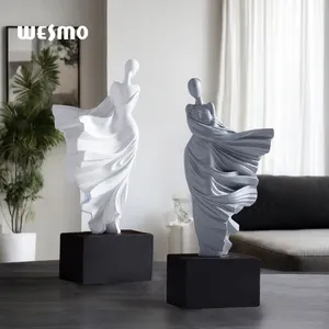 Nghệ thuật điêu khắc nghệ thuật tối giản trang trí nội thất nhà hiện đại nhựa trang trí trừu tượng