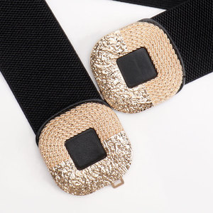 <span class=keywords><strong>Ceinture</strong></span> de luxe en spandex très élastique avec strass et <span class=keywords><strong>boucle</strong></span> à crochet, <span class=keywords><strong>ceinture</strong></span> décorative pour robe de soirée en cristal pour femme - Product Image 6