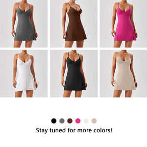 XW-YW995L Bestseller komfortabel Fitness & Yoga Tragen Cross-Bänder Trainingsbekleidung rückenfrei Fitness Tennisrock - Product Image 6