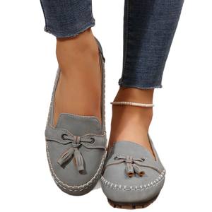 Chaussures plates tendance pour femmes, légères, toutes saisons, décontractées, à enfiler, mocassins de conduite, hiver, été, automne, printemps - Product Image 6
