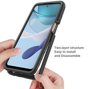 Nueva funda de teléfono con protección lateral doble para <span class=keywords><strong>Motorola</strong></span> G14 con funda protectora de pantalla PET para <span class=keywords><strong>Motorola</strong></span> G14 G54 G84 G13 G53 - Product Image 3