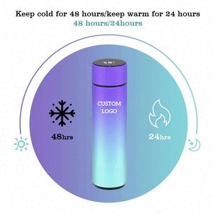Vacuum Flask Stainless Steel <b>Smart</b> Water Bottle Leak Proof Double Walled Keep Drink Hot Cold - Product Image 5