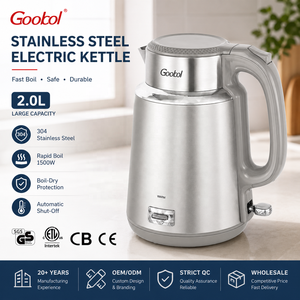 Hervidor Eléctrico Premium de 2.0L con Revestimiento de Titanio, Enchufe EU/UK, Acero Inoxidable 304, Función Mantener Caliente, Hervido Rápido, OEM/ODM - Product Image 4