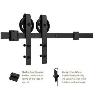 WEKIS Herrajes y Accesorios para Puertas Correderas de Granero, Sistema de Deslizamiento para Puertas - Product Image 2