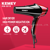 KEMEY KM-5818 Sèche-cheveux professionnel de salon haute puissance 4000W pour femmes, avec concentrateur large et antistatique – Fournisseurs