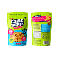 Op maat gemaakte bedrukte snackzakken, staande ziplock zakken, voedselveilige, hersluitbare verpakkingen voor chips en tortillachips, fabrikant