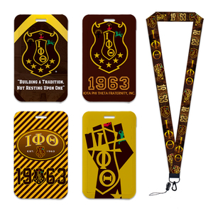 Cordons de fraternité Iota Phi Theta, porte-badge d'identification, étui pour carte de bus, étui pour carte de transport, étui pour carte bancaire, porte-carte - Product Image 1