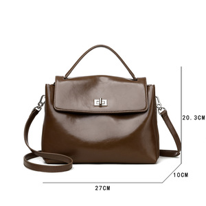 New Fashion Designer Crossbody Bags High Quality Genuine <b>Leather</b> Shoulder Messenger Bag Casual Totes Women Handbags and <b>Purses</b> - Product Image 5