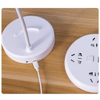 Lampe de table ronde CJD, support de téléphone portable à économie d'énergie, protection des yeux, lampe de table de lecture