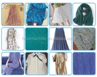 Fabricant ZY-516 deux en un tissu accordéon aveugle Sunray Sunburst machine à plisser hijabs, abayas, écharpes, caftans, étoles