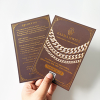 Tarjetas Personalizadas de Agradecimiento para Negocios, Plegables para Empaque, Impresión en Tarjetas Gruesas, Ecológicas
