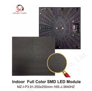 จอแสดงผล LED สีเต็มรูปแบบในอาคาร P3.91 ขนาด 250x250 มม. โมดูล LED 800cd ความถี่ 3840HZ สำหรับจอโฆษณา - Product Image 2