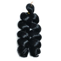 Tresses courtes en spirale Goddess Braids, cheveux synthétiques pour femme noire, 12 pouces, cheveux à tresser bouclés style italien