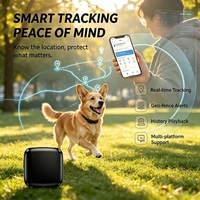 Pelacak GPS LBS 4G Tracelink untuk Anjing Tahan Air Alarm Geo-Fence Real-Time Kompatibel dengan PC Solusi Khusus Pelacak GPS Mascota