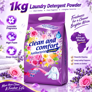 <span class=keywords><strong>Detergente</strong></span> en Polvo para Lavandería de Alta Espuma, 1 kg, Diferentes Aromas, Marca OEM, Superventas, Limpieza Profunda - Product Image 1