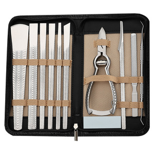 Juego de cuchillos de pedicura Yangzhou Three-Knife: elimina la piel muerta, callosidades, ranuras de las uñas, uñas en forma de pico de águila, alicates para uñas. - Product Image 1