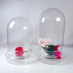 Cúpula de Cristal Decorativa Grande, Campana de Cristal Transparente, Exhibidor para Plantas, Flores, Centro de Mesa para el Hogar - Product Image 1