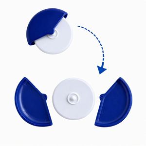 Custom Logo Round <b>Plastic</b> Pizza Cutter <b>Wheel</b> for Restaurant Giveaways and Food Promotions - Product Image 3