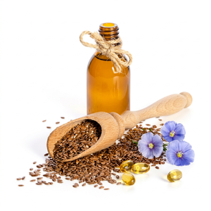 100% huile de lin/lin végétalien pur en vrac hydratant naturel de couleur dorée pour la forme liquide du corps - Product Image 1