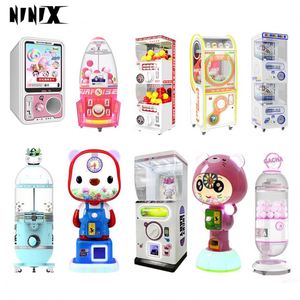 Grande machine distributrice d'œufs surprise à monnayeur, type arcade, pour capsules de jouets, construction métallique, en anglais, pour enfants de 6 ans - Product Image 1