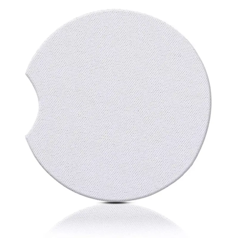 Rubysub 3Mm Sublimatie Witte Neopreen Auto Cup Coaster