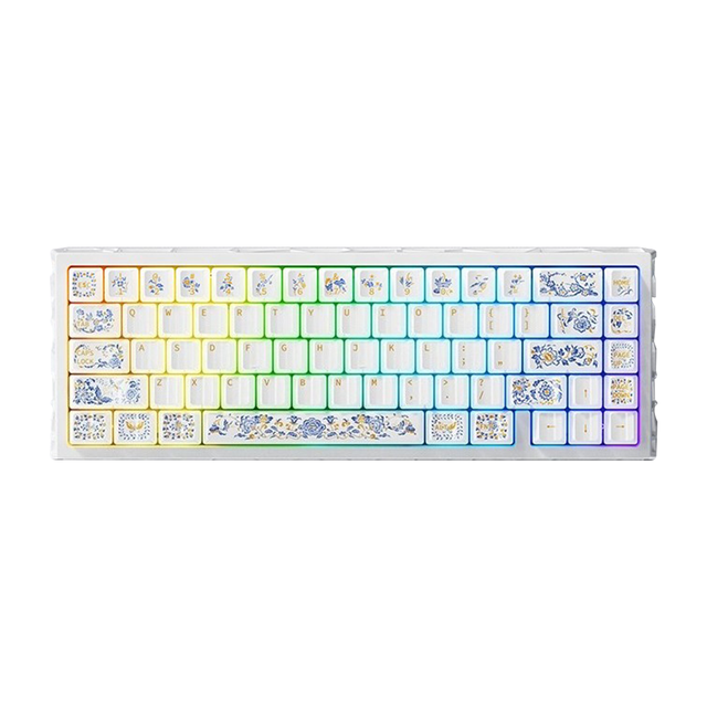 Ajazz Blue67 Ceramic Magnetic Switch Keyboard RT0.005mm 8Khz Wired 0.125MS Low Latency Rapid Trigger for E-sport Game FPS