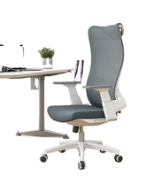 Meubles Foshan vente en gros pas cher chaise de travail d'ordinateur dossier haut pleine maille pivotante chaise de bureau ergonomique de direction moderne