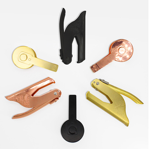 Sceaux personnalisés avec <span class=keywords><strong>logo</strong></span>, sceaux ronds en métal de 40 mm, sceaux à embosser à la main, sceaux dorés - Product Image 4